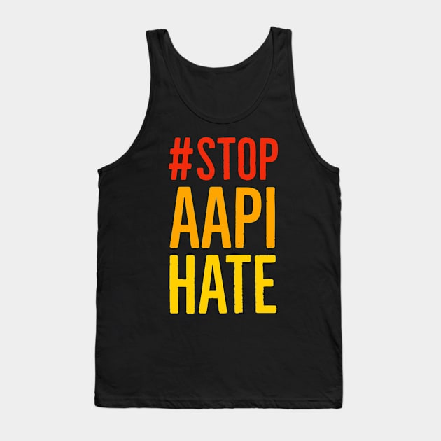 Stop AAPI Hate Tank Top by Suzhi Q